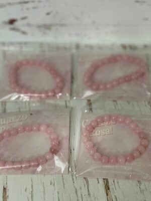 Pulsera de Cuarzo Rosa