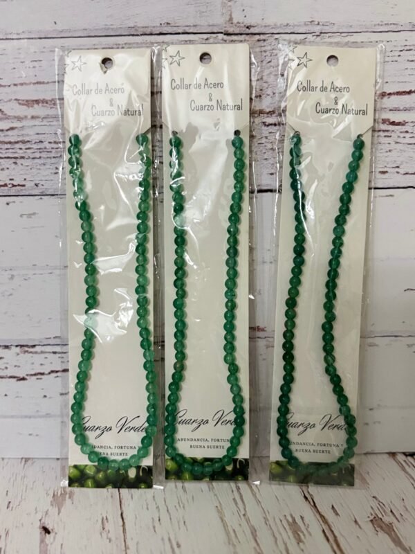 Collar de Cuarzo Verde